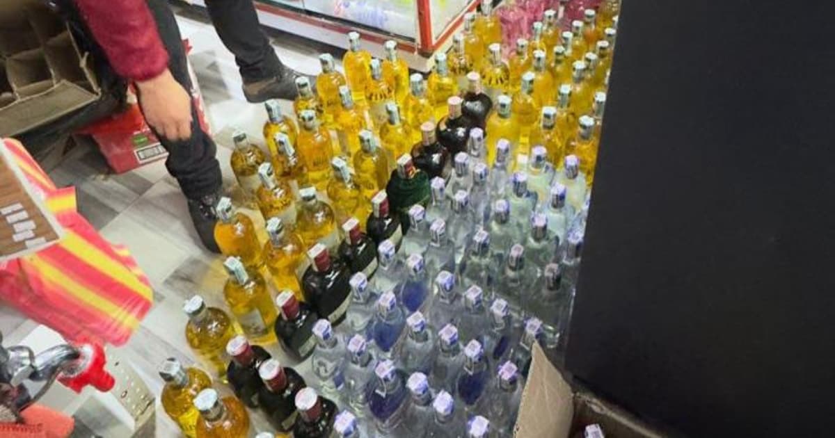 Licor adulterado incautado