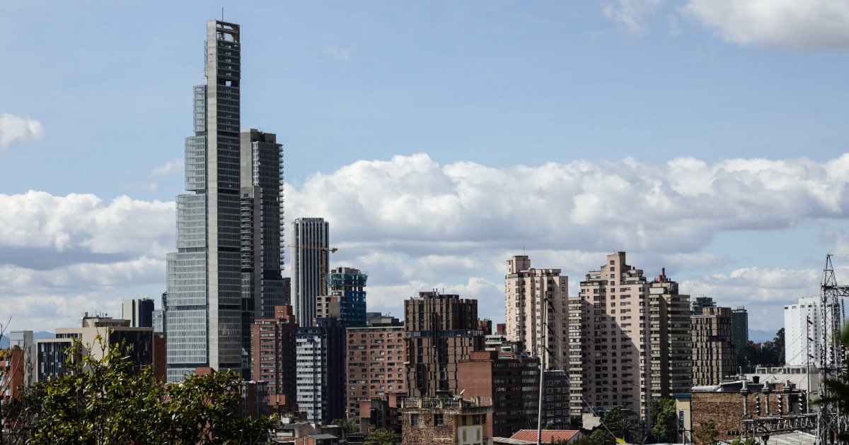Foto panorámica de Bogotá 