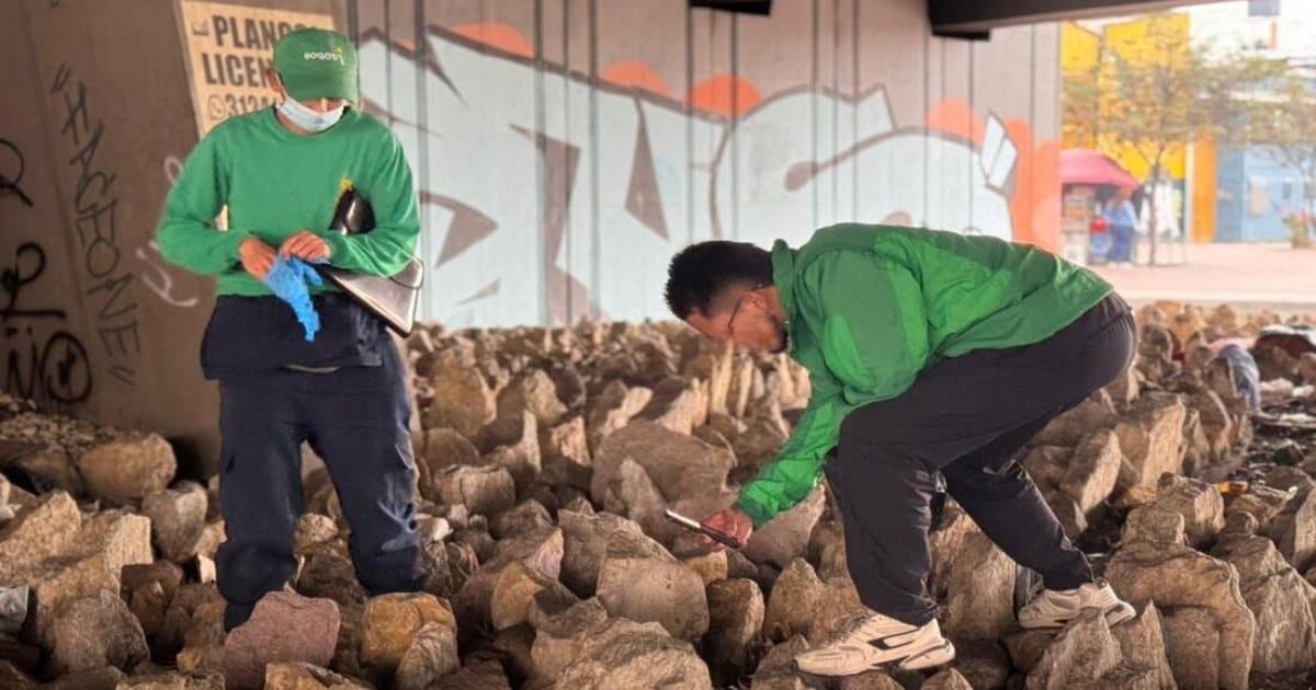 Foto de operativo en Puente Aranda