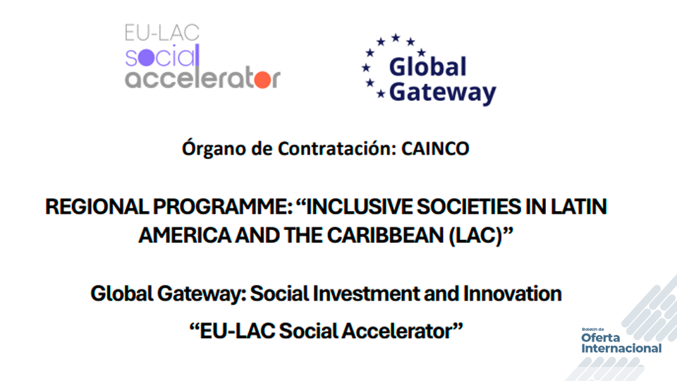 Convocatoria 1/2026 EU-LAC Social Accelerator para innovación social