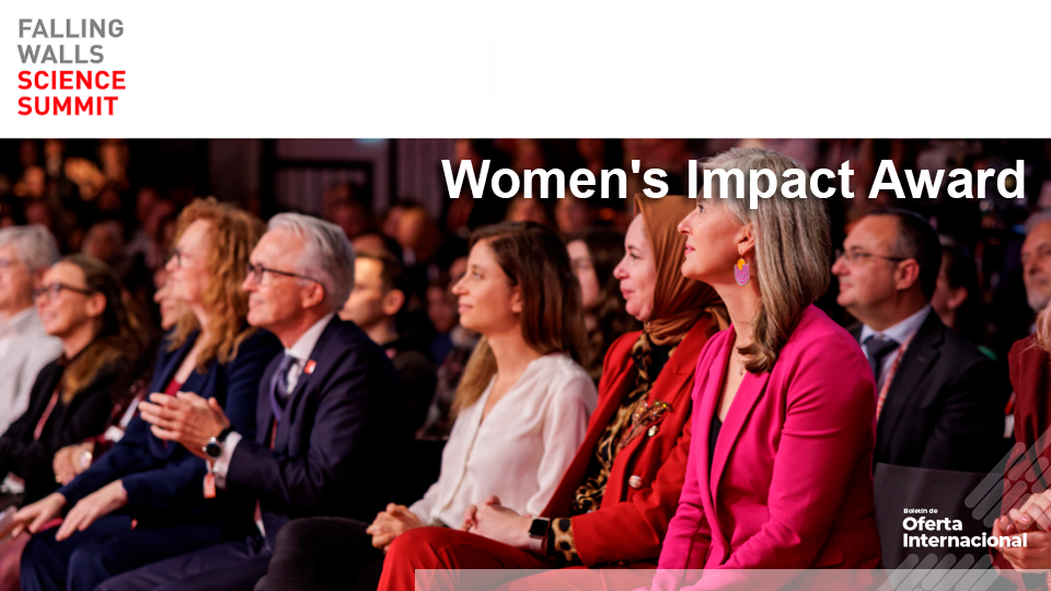 Premio internacional para investigadoras con impacto social Falling Walls Foundation