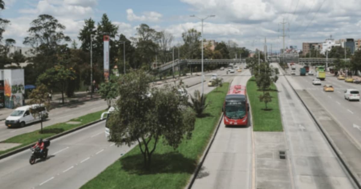 Foto de Bogotá en la jornada de Día sin Carro y sin Moto.