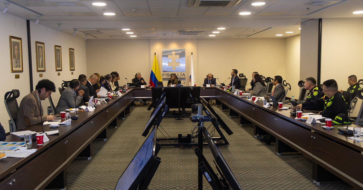 Imagen de la reunión de la Alcaldía con la Fiscalía