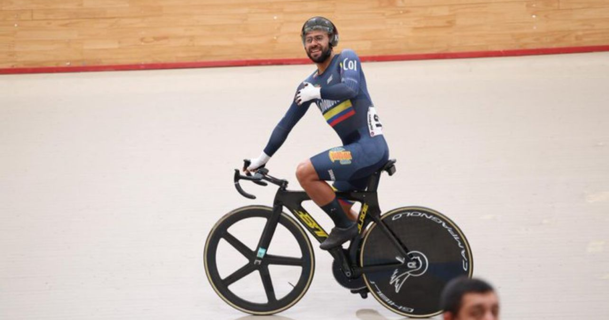 Imagen de Jordan Arley Parra Arias en el momento de ganar la competencia.