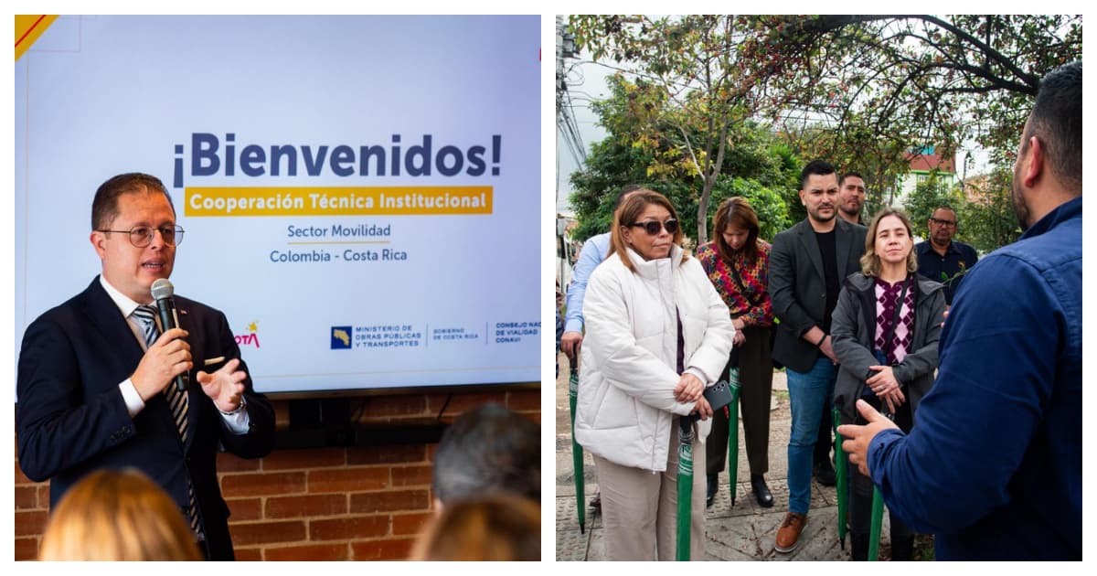 Foto de visita de delegación internacional