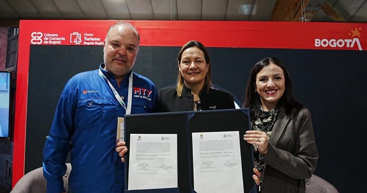 Bogotá y Monterrey sellan acuerdo que fortalece cooperación turística 2026