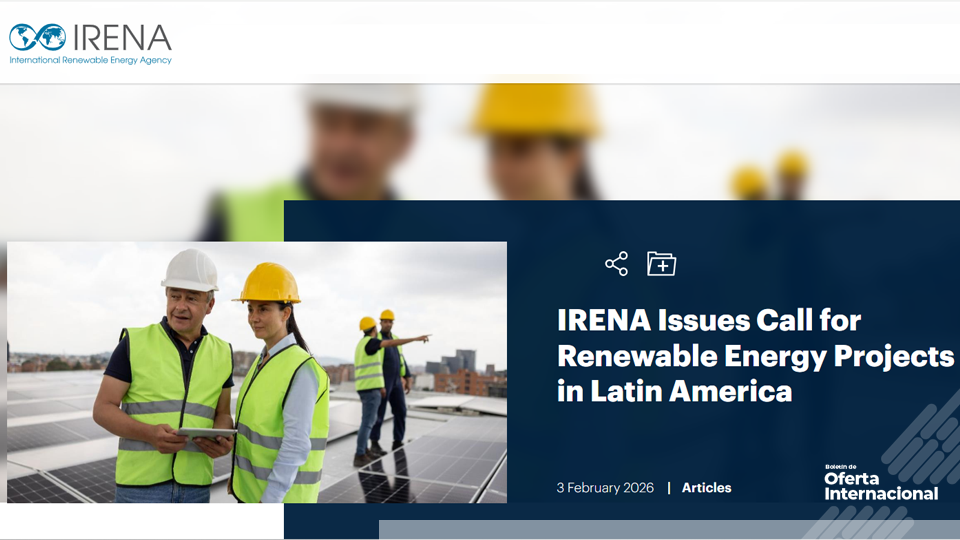 Proyecto de energía renovable en América Latina