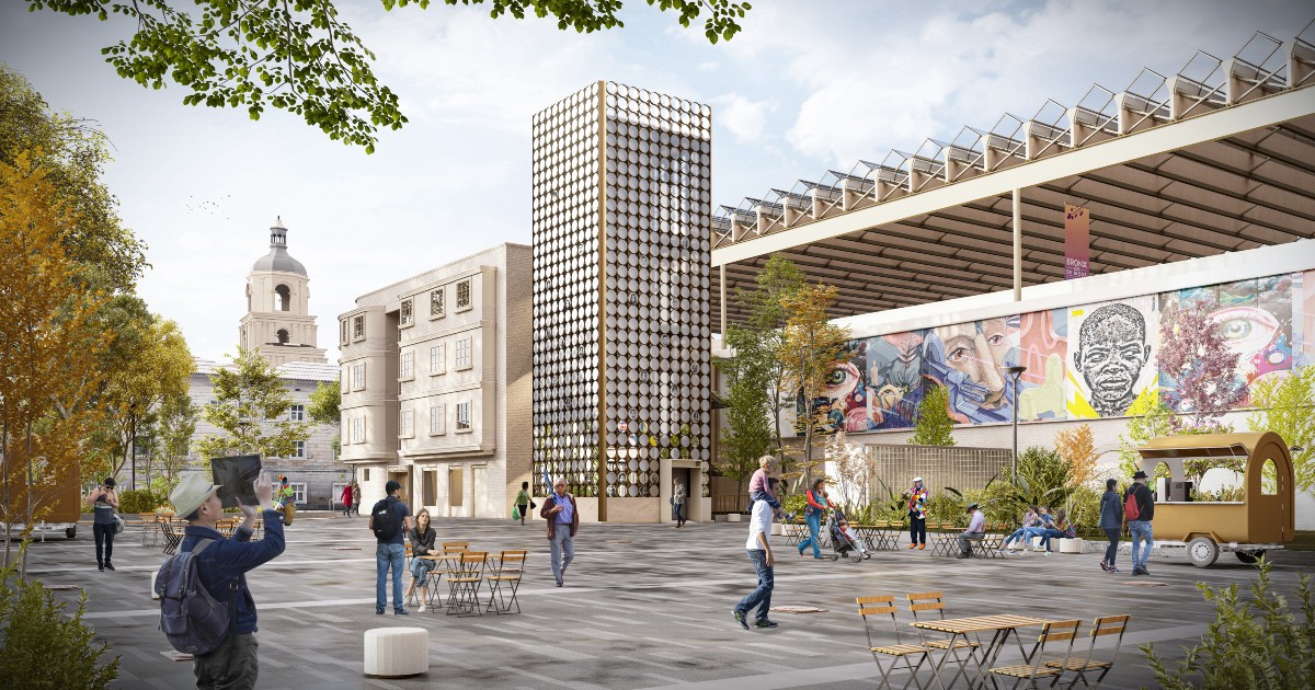 Foto que muestra un render del futuro proyecto de la Etapa II del Bronx Distrito Creativo