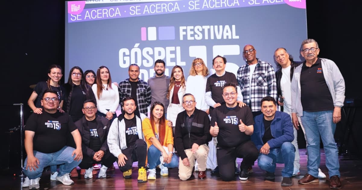 Participante del Festival Góspel 