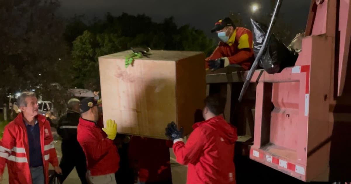 Labores de retiro de material voluminoso 