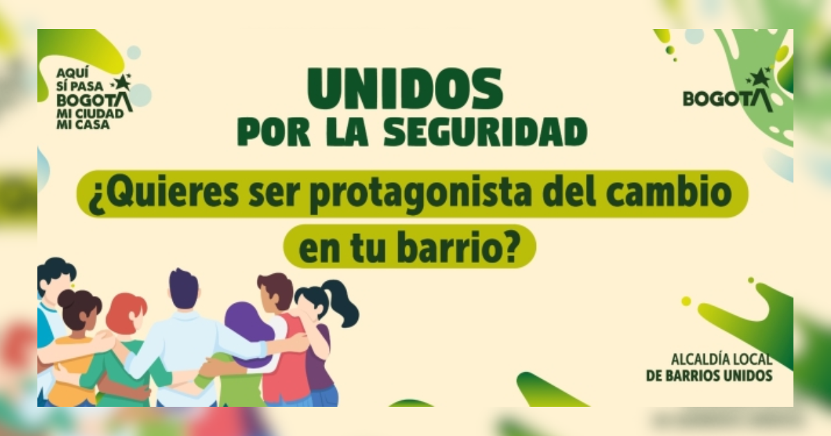Imagen de la pieza gráfica de la Alcaldía Local de Barrios Unidos