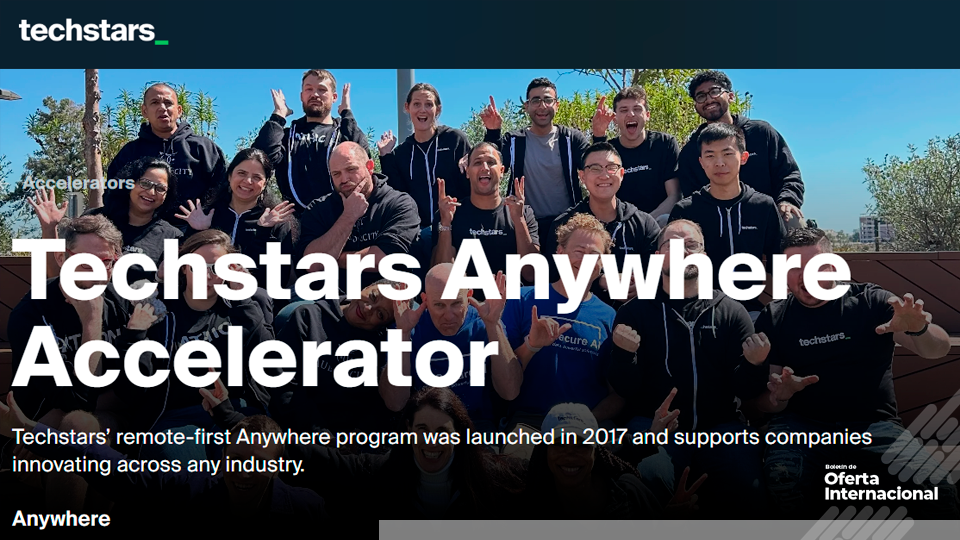 Programa global de aceleración para startups tecnológicas