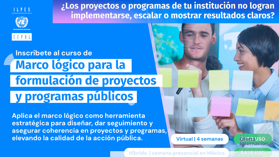 Curso virtual sobre formulación de proyectos públicos
