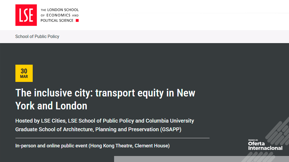 Panel internacional sobre transporte equitativo en ciudades