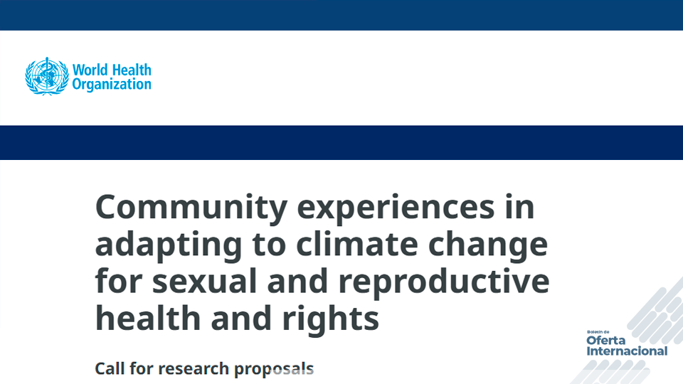 Investigación sobre salud y cambio climático en comunidades