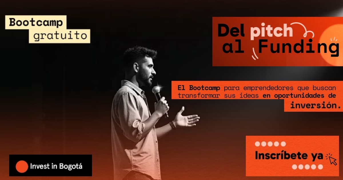 Imagen del bootcamp para startups y emprendedores en Bogotá.