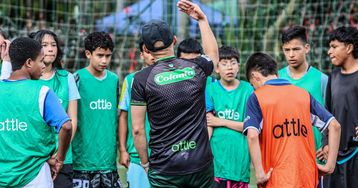 Foto de una escuela de fútbol
