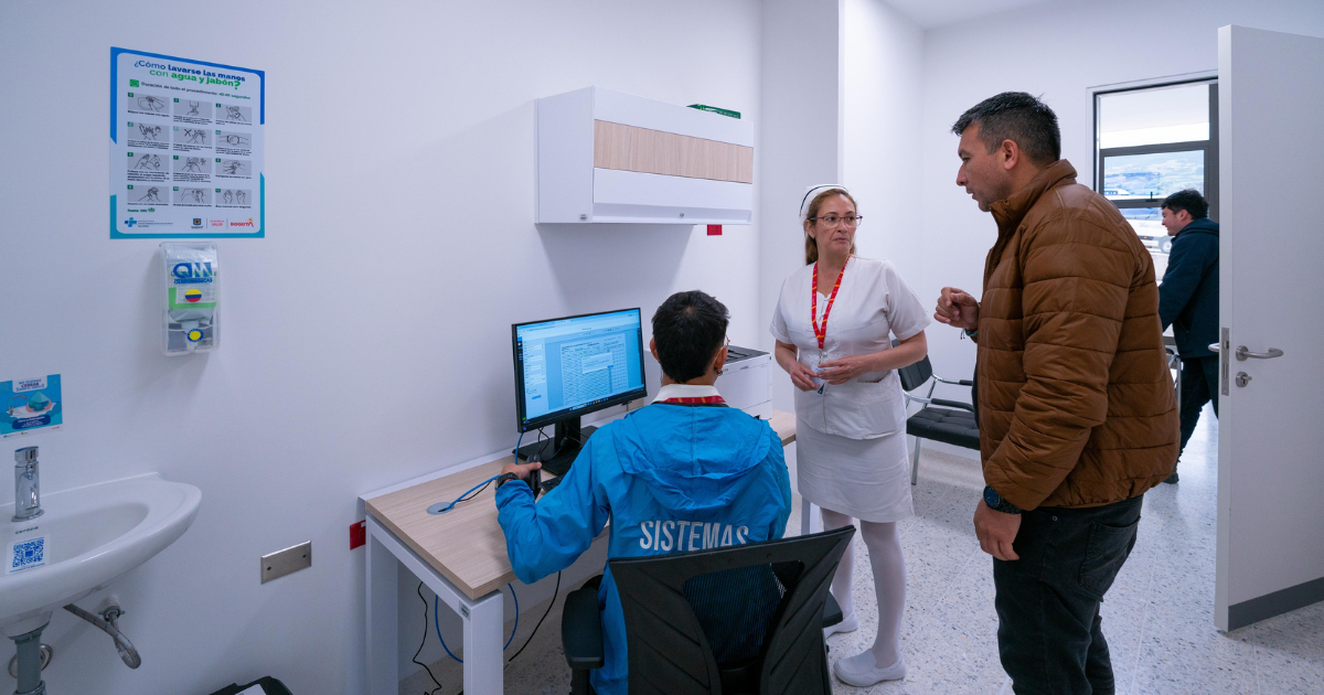Foto de un hospital de Bogotá