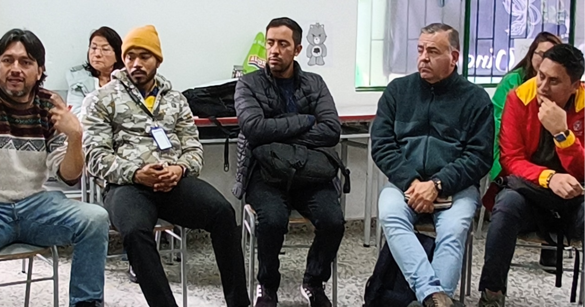 Foto de una charla ciudadana 