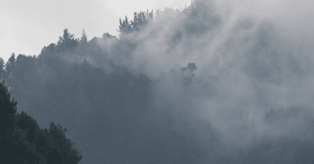 Imagen de ambiente nublado en Bogotá.