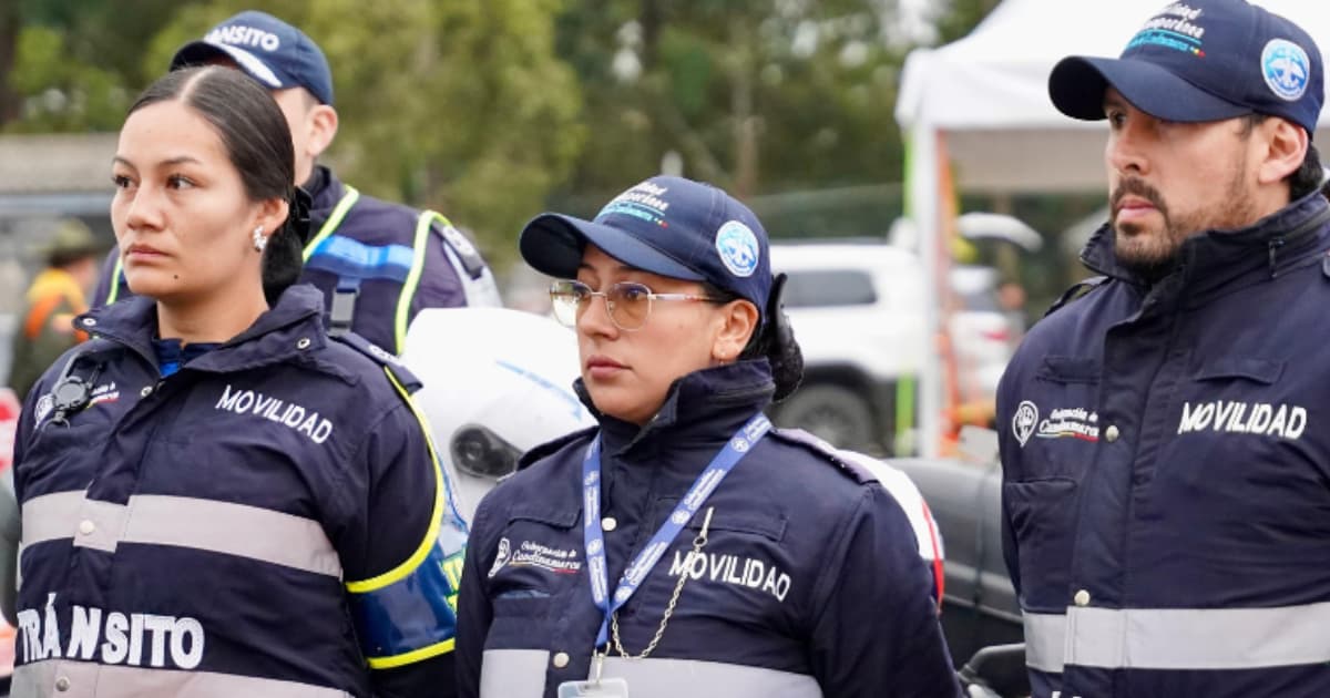 Tres agentes de tránsito de Cundinamarca