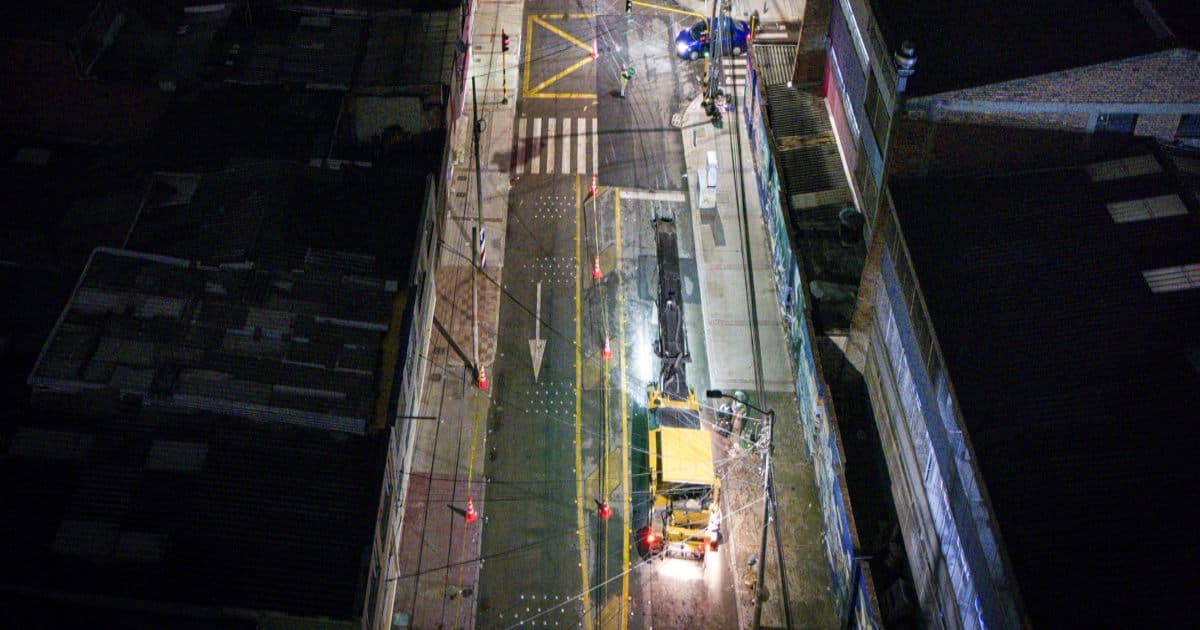 Foto de un frente de obra de la UMV.