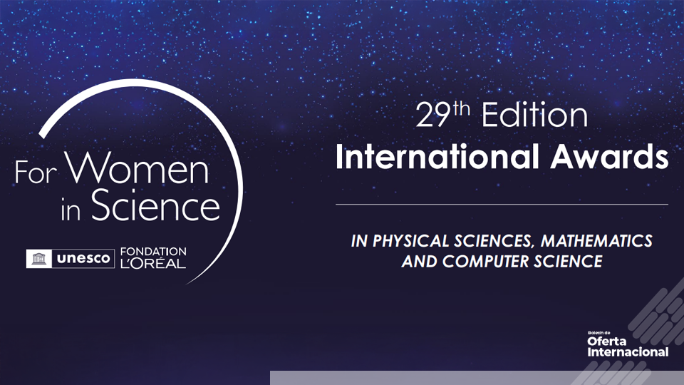 Premio internacional para mujeres en ciencias físicas y matemáticas
