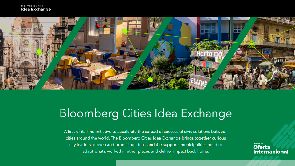 Intercambio global de soluciones urbanas entre ciudades