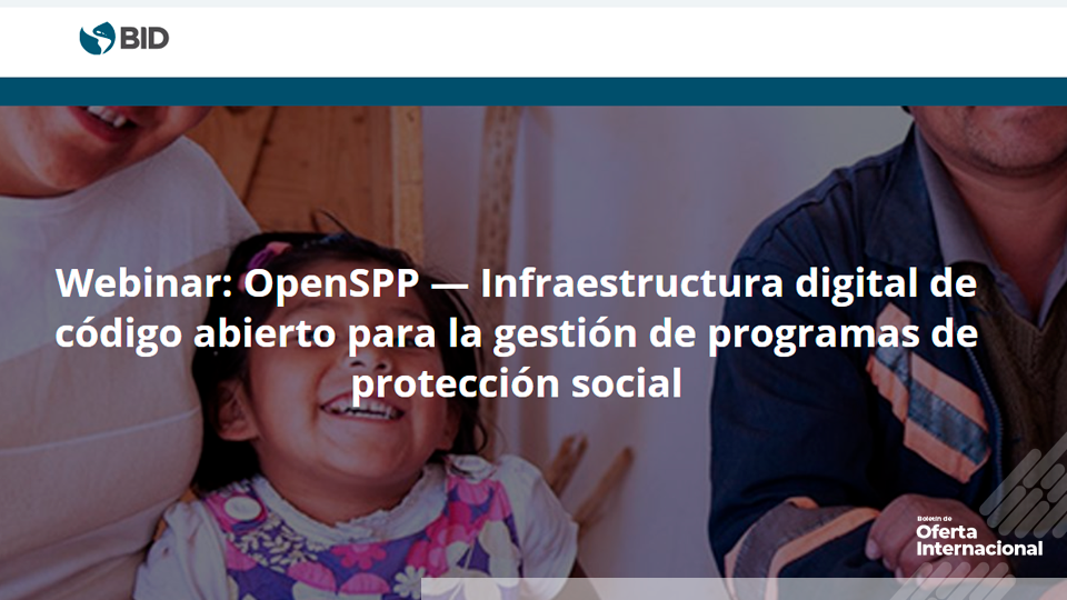 Plataforma digital para gestión de programas de protección social
