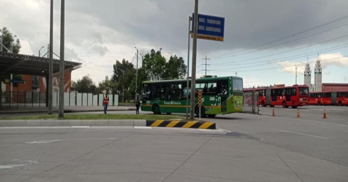 Foto del Portal 80 de TransMilenio.
