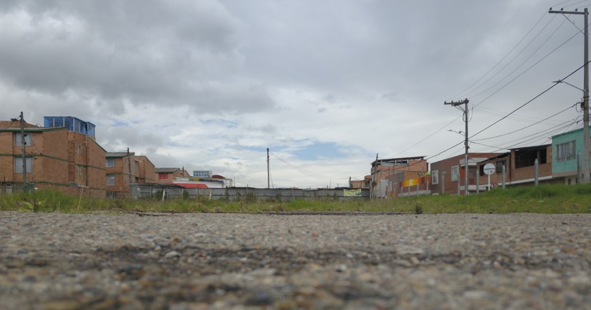 Foto que muestra casas en Bogotá.