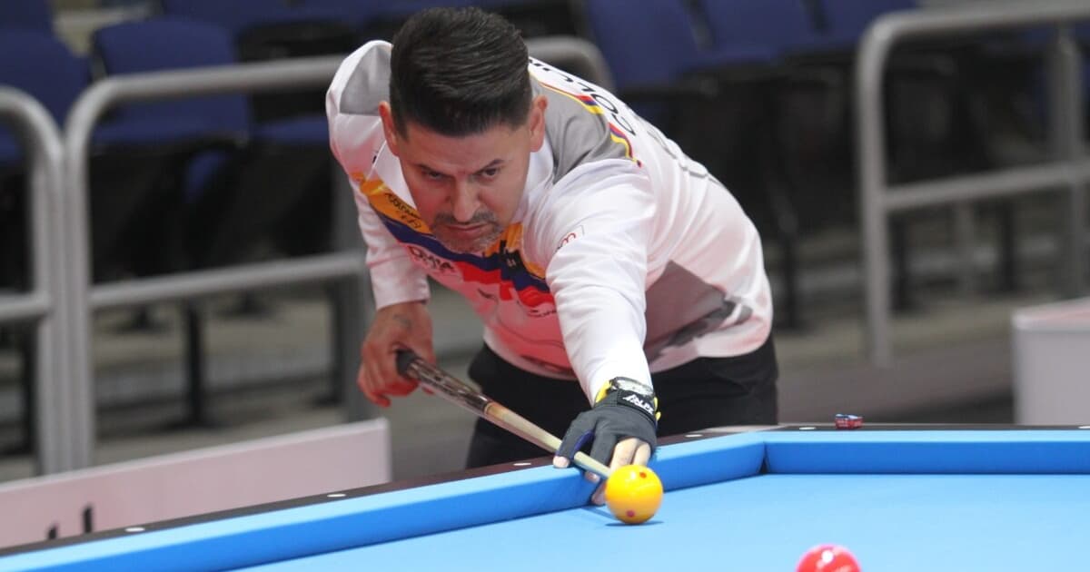 Julio Ayala competidor Copa Mundo de Billar Bogotá 2026