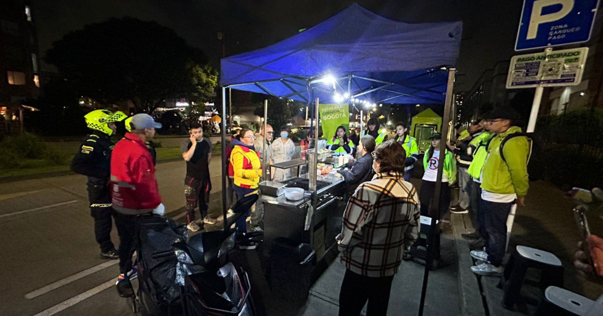 Imagen de un operativo de espacio público