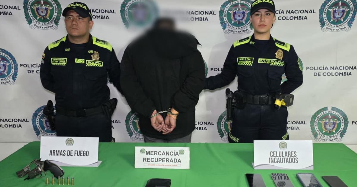 Hombre capturado con cinco celulares robados y un requerimiento de Interpol.
