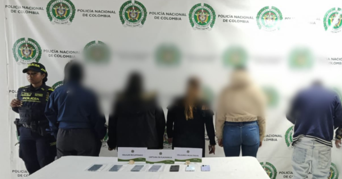 Imagen de los capturados