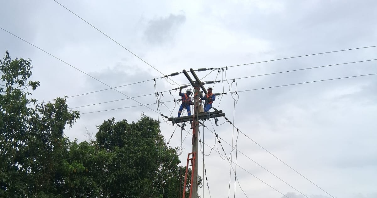 Foto que muestra trabajadores de Enel Colombia.