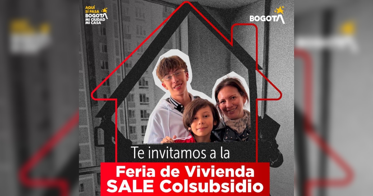 Imagen gráfica relacionada con la feria de vivienda Colsubsidio
