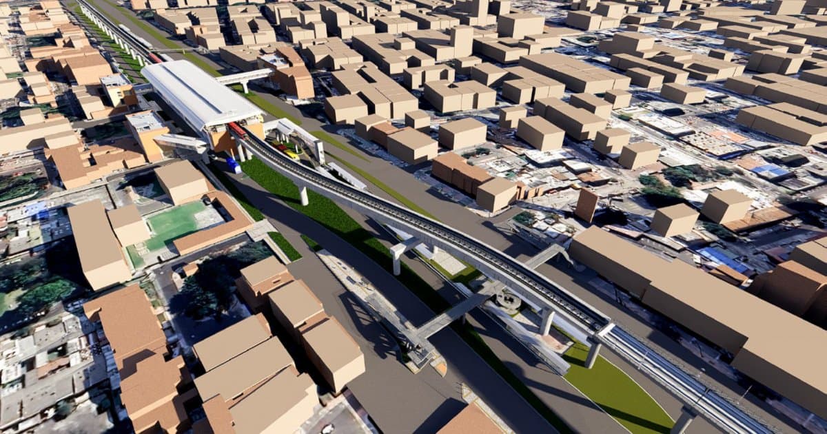 Render extensión del Metro 