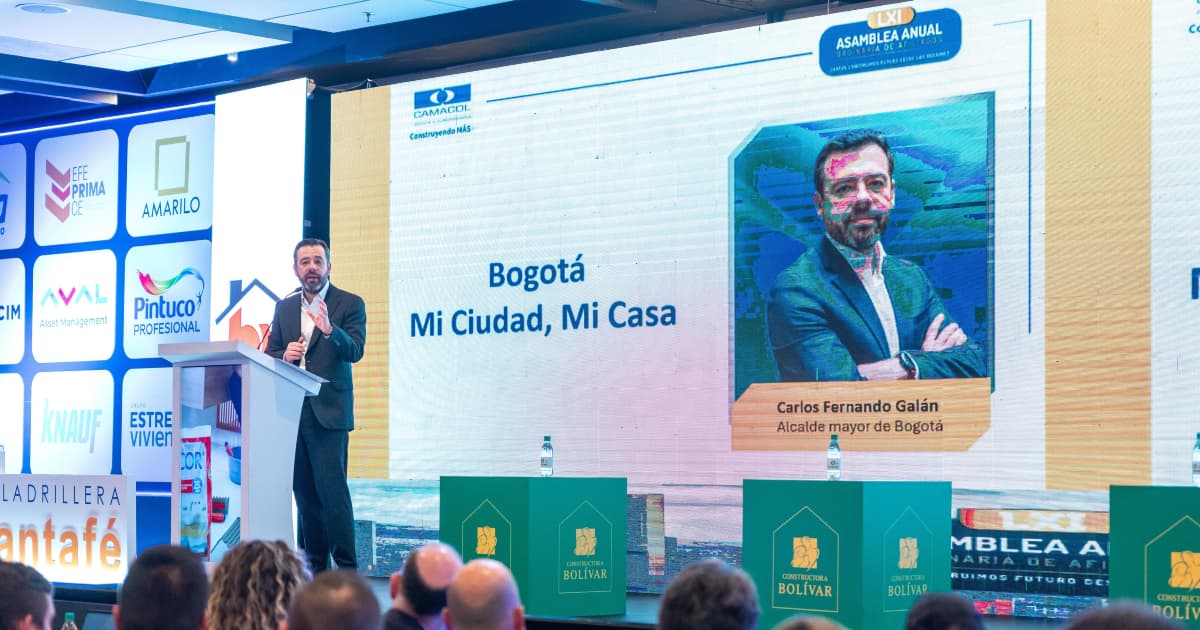 Participación alcalde mayor Carlos Fernando Galán en Camacol 2026