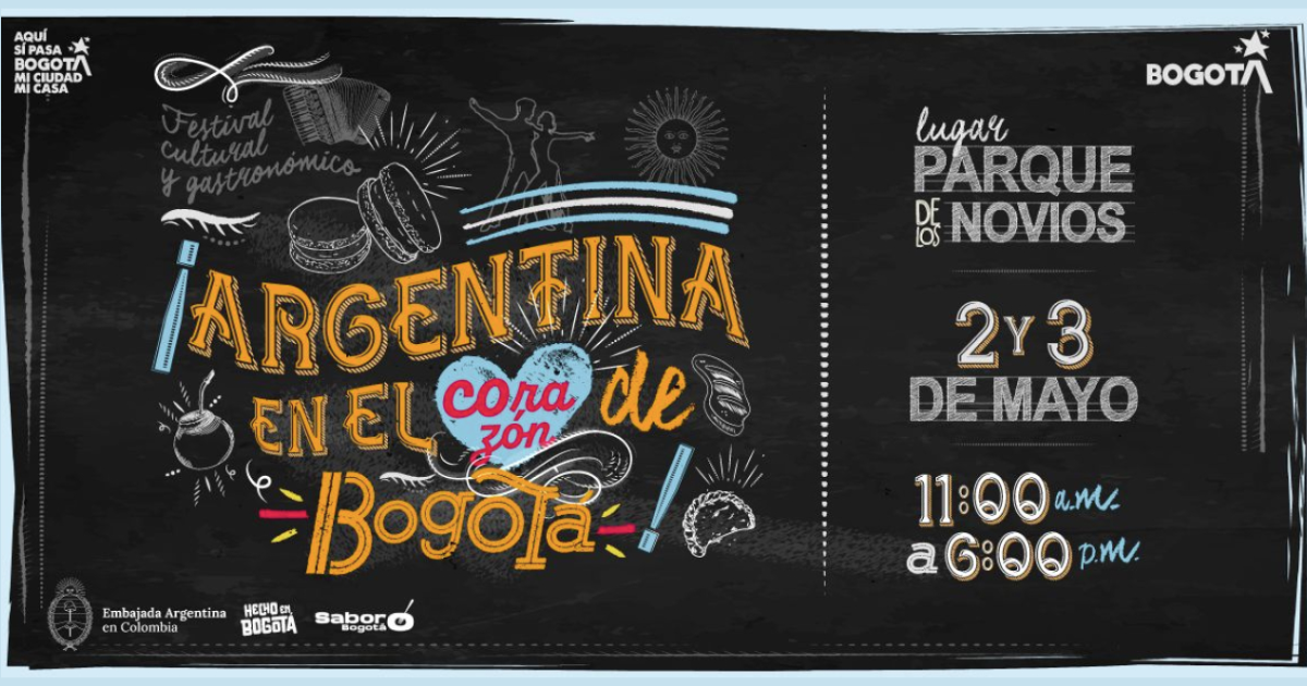Imagen del cartel promocional del Festival que se realizará en Bogotá.