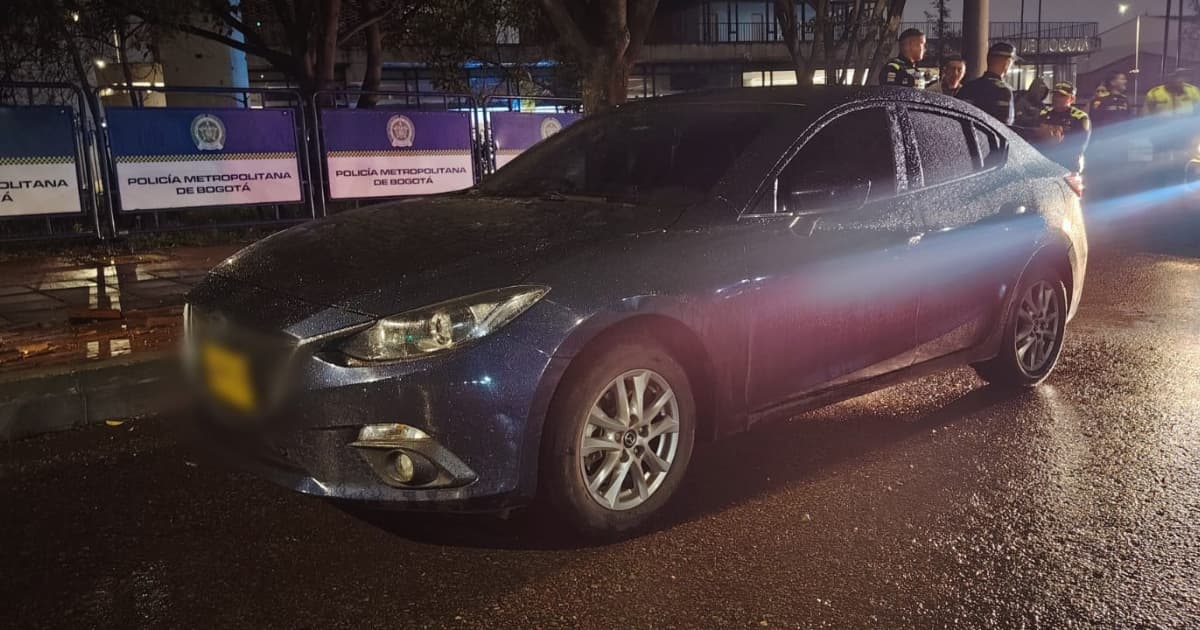 Vehículo robado, recuperado en minutos.