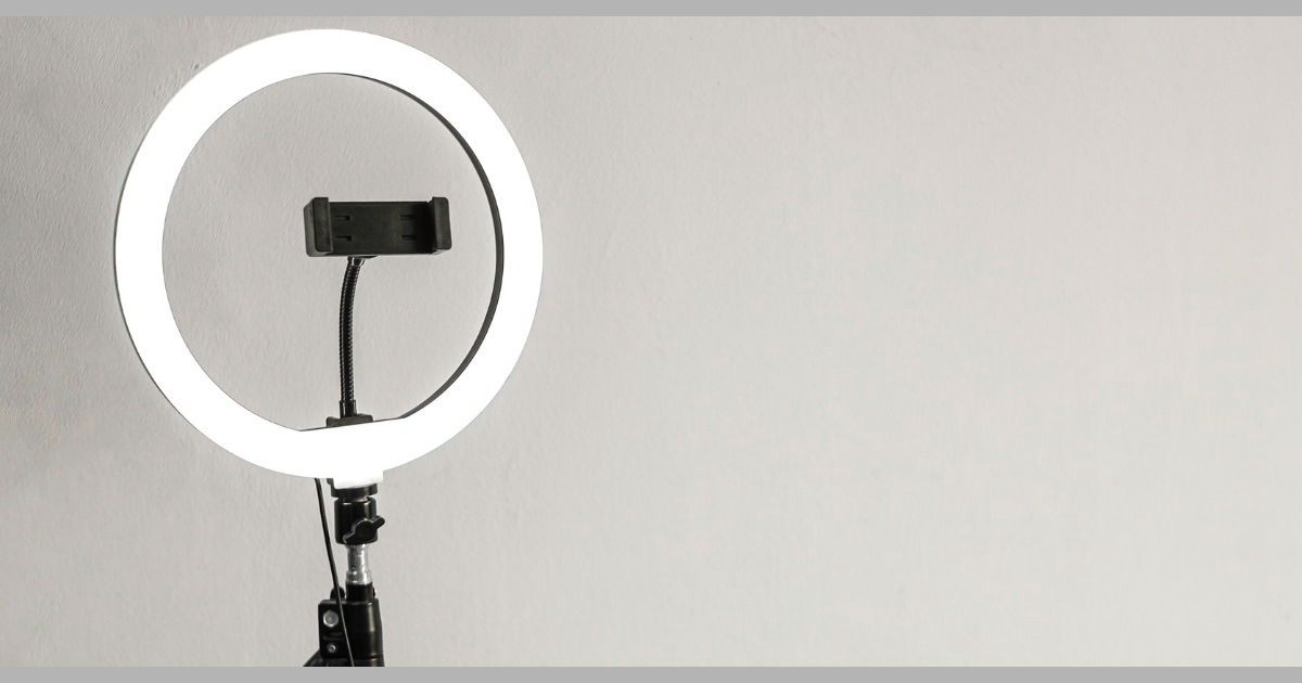 Imagen de un espacio para grabación de reels para redes sociales