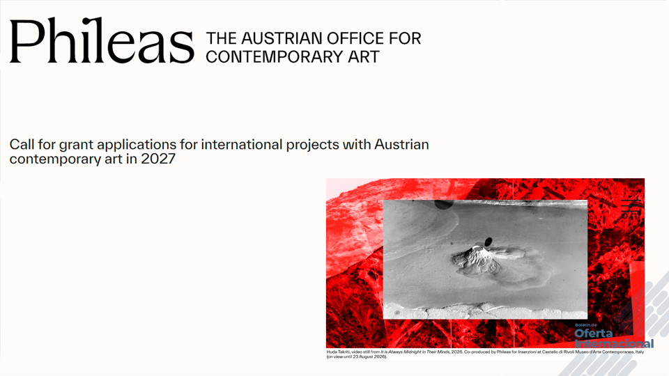 Proyectos internacionales de arte contemporáneo