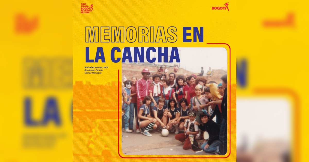 Imagen gráfica relacionada con la convocatoria Memorias en la Cancha