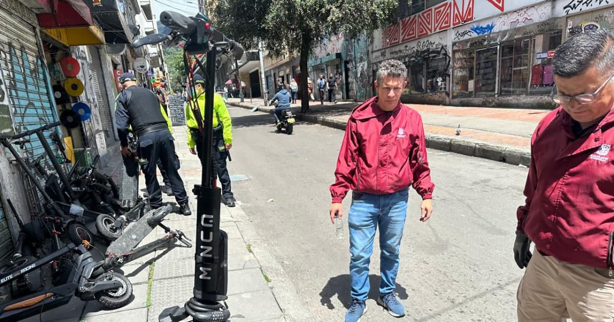 Desmantelado en Bogotá desguazadero de patinetas eléctricas robadas