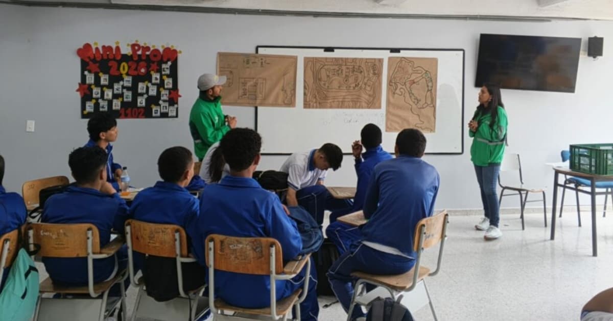 sensibilización colegio Marco Fidel Suárez de Tunjuelito
