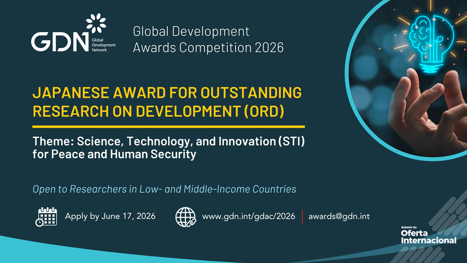 Convocatoria internacional para investigar innovación y seguridad humana