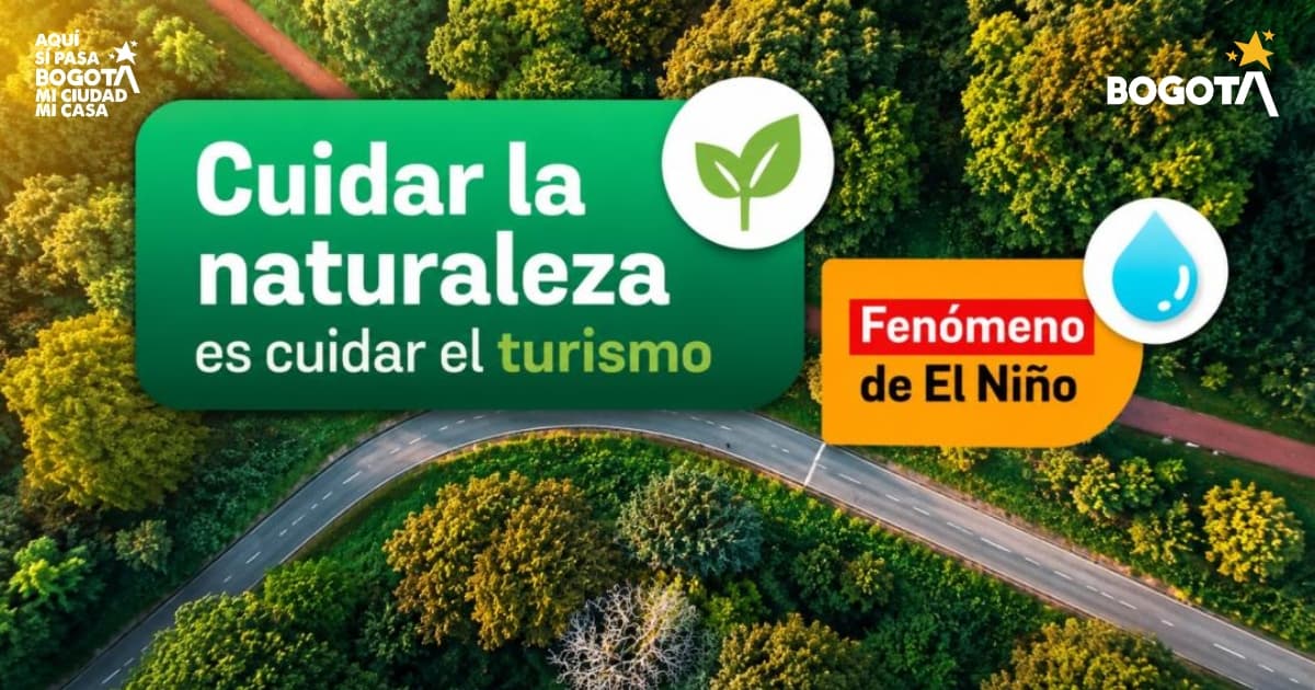 Foto de prevención del fenómeno de El Niño en Bogotá.