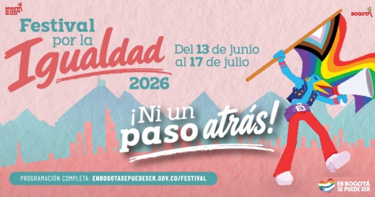 Foto del Festival por la Igualdad Bogotá 2026.