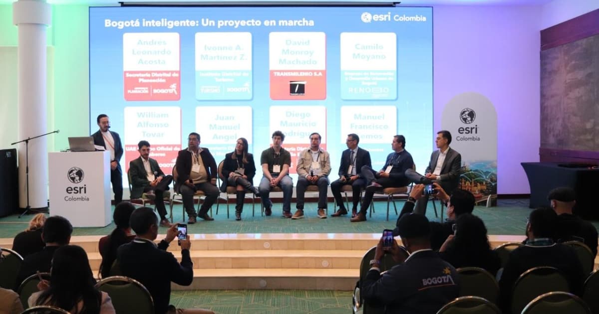 Foto del evento de presentación del Geoportal de Turismo de Bogotá.